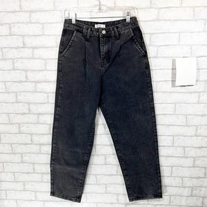 Order plus distressed black jeans size L